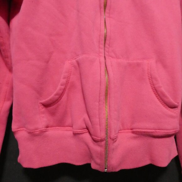 URBAN BEHAVIOR | medium | Pink Full Zip-Hooded Sweatshirt / Hoodie | Pockets - Picture 8 of 15